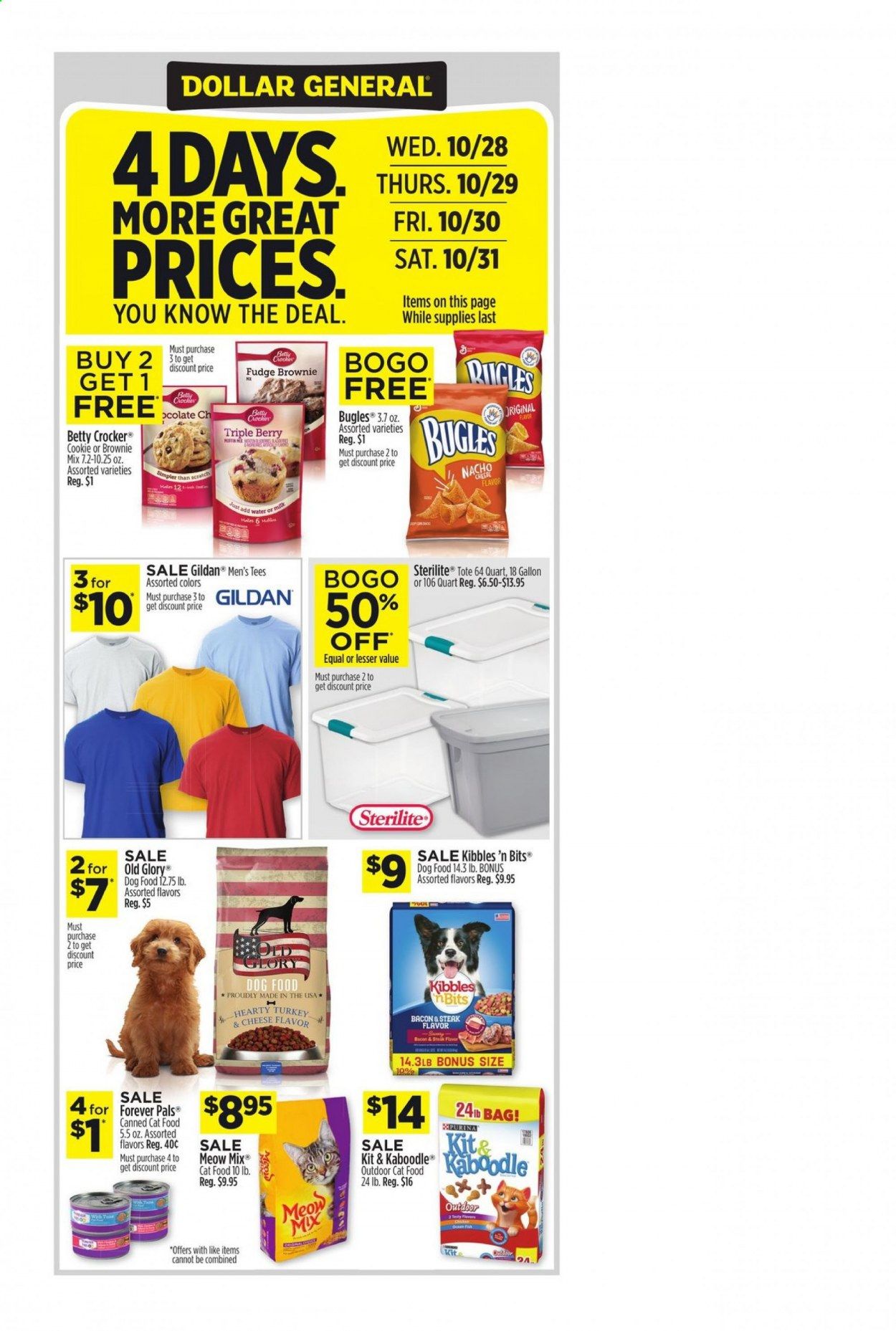 Dollar General (TX) Weekly Ad Flyer October 25 to October 31