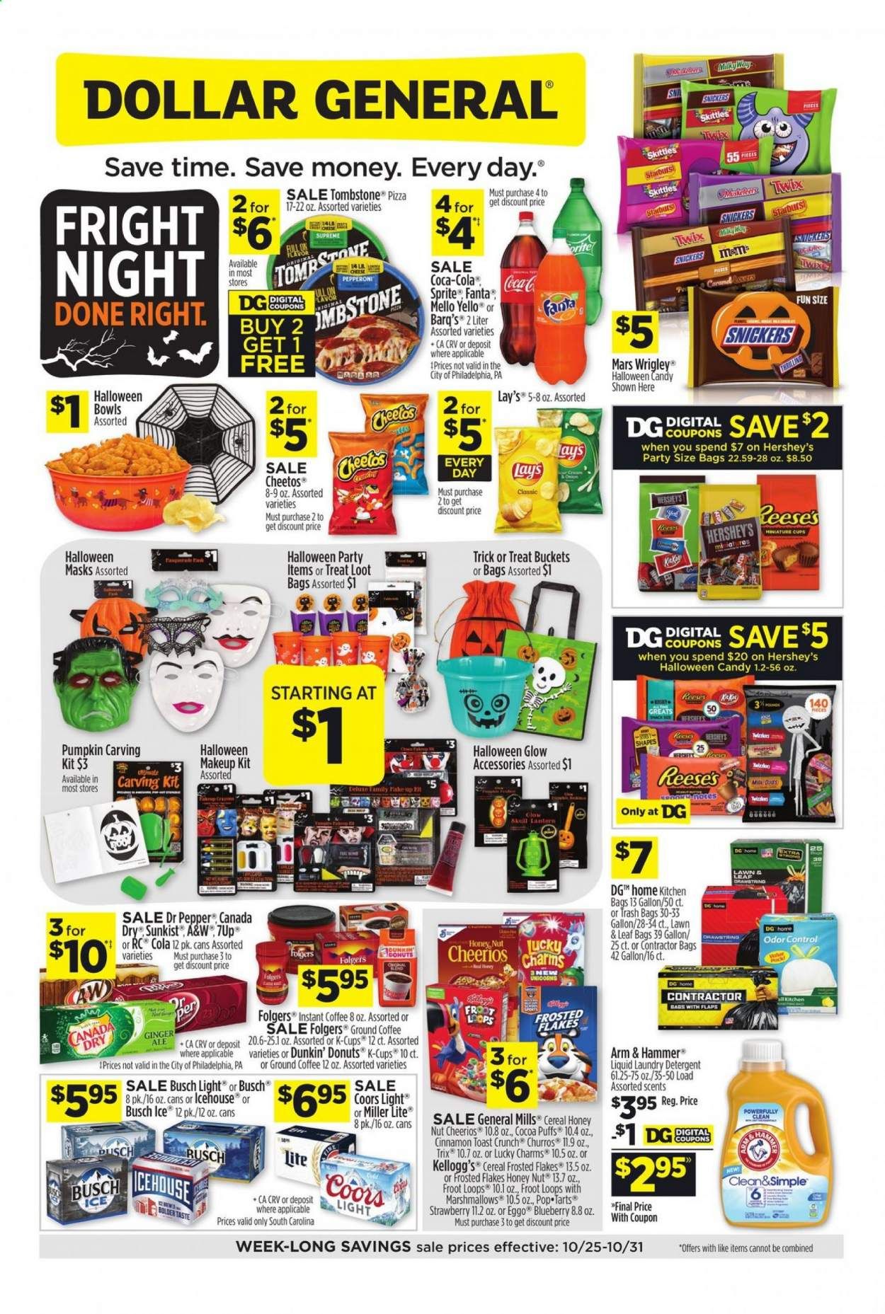 Dollar General (SC) Weekly Ad Flyer October 25 to October 31