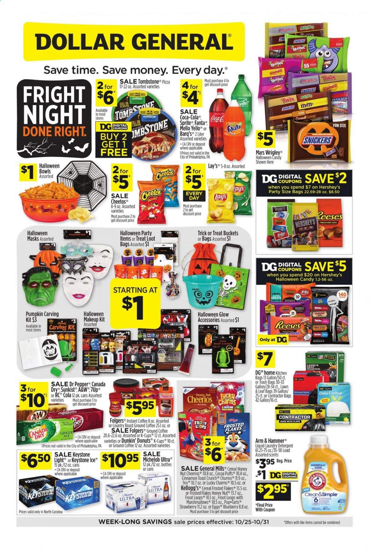 Dollar General (NC) Weekly Ad Flyer October 25 to October 31