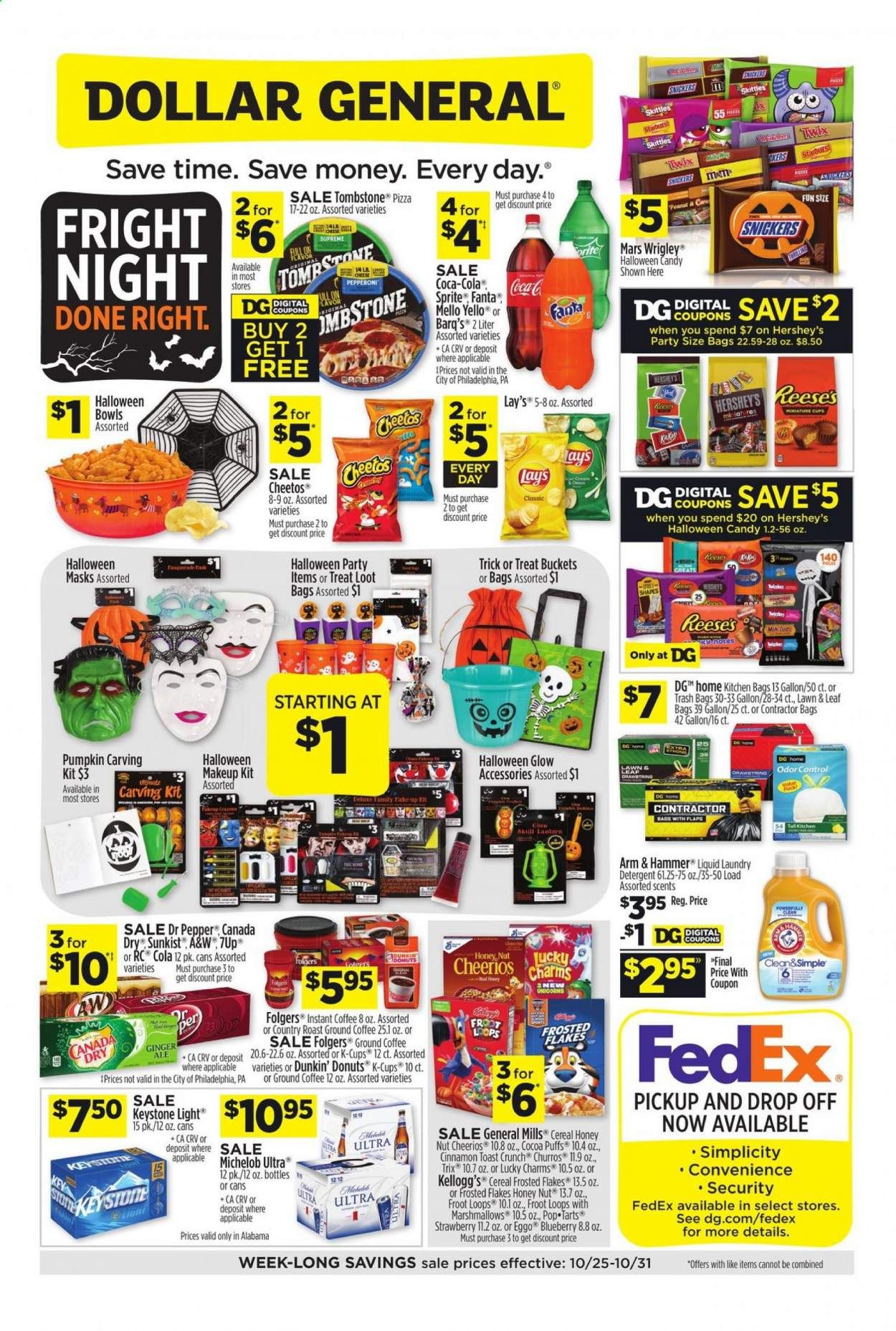 Dollar General (AL) Weekly Ad Flyer October 25 to October 31