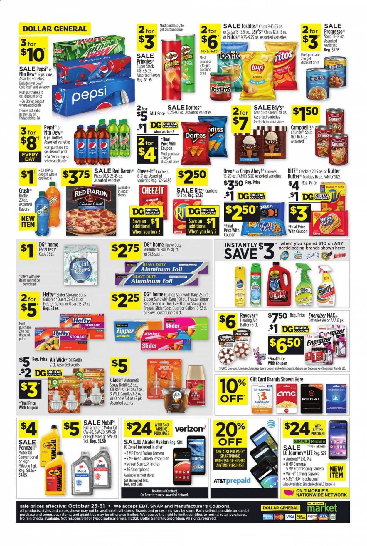 Dollar General (CT, GA, NJ, PA, WV) Weekly Ad Flyer October 25 to October 31