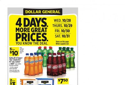Dollar General (GA, MA, MD, ME, NY, PA, VA) Weekly Ad Flyer October 25 to October 31