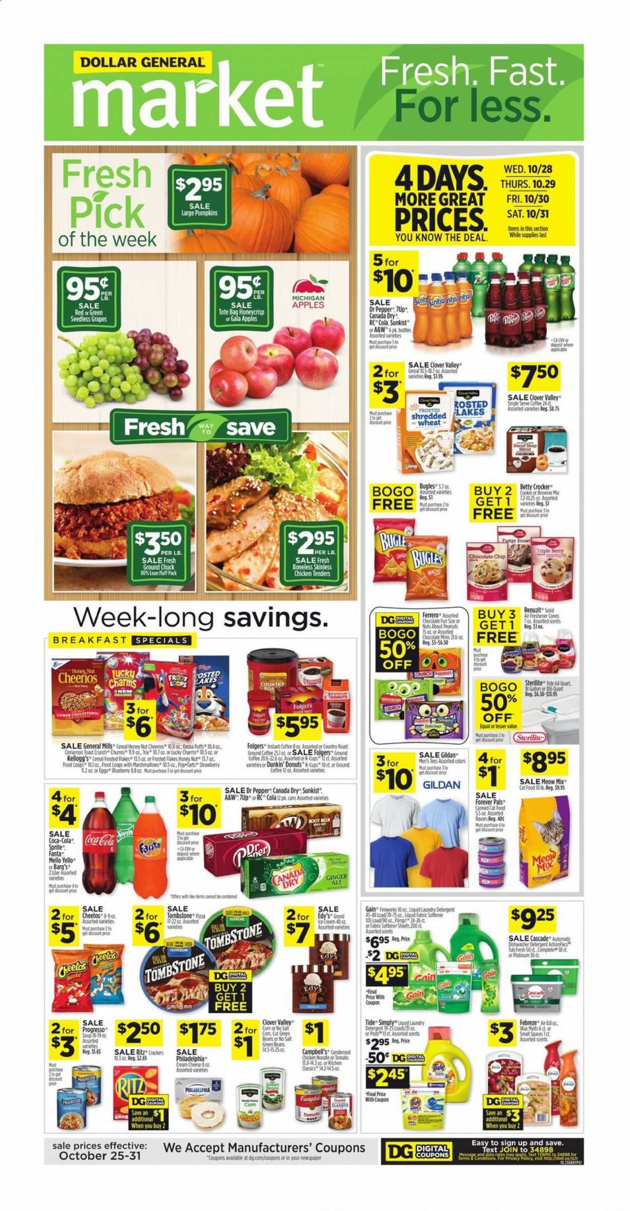 Dollar General (AL, GA, KY, LA, TN) Weekly Ad Flyer October 25 to October 31