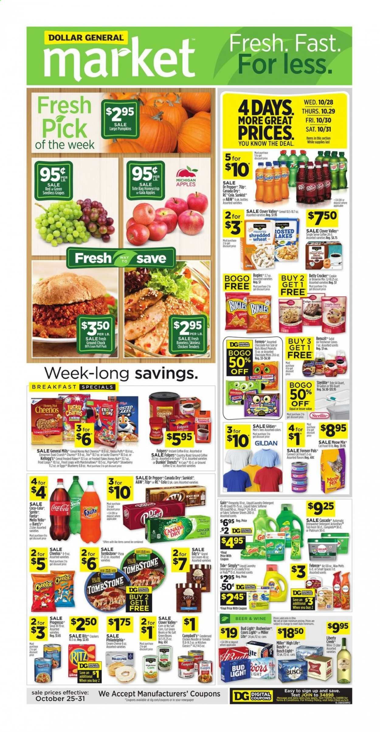 Dollar General (OH) Weekly Ad Flyer October 25 to October 31