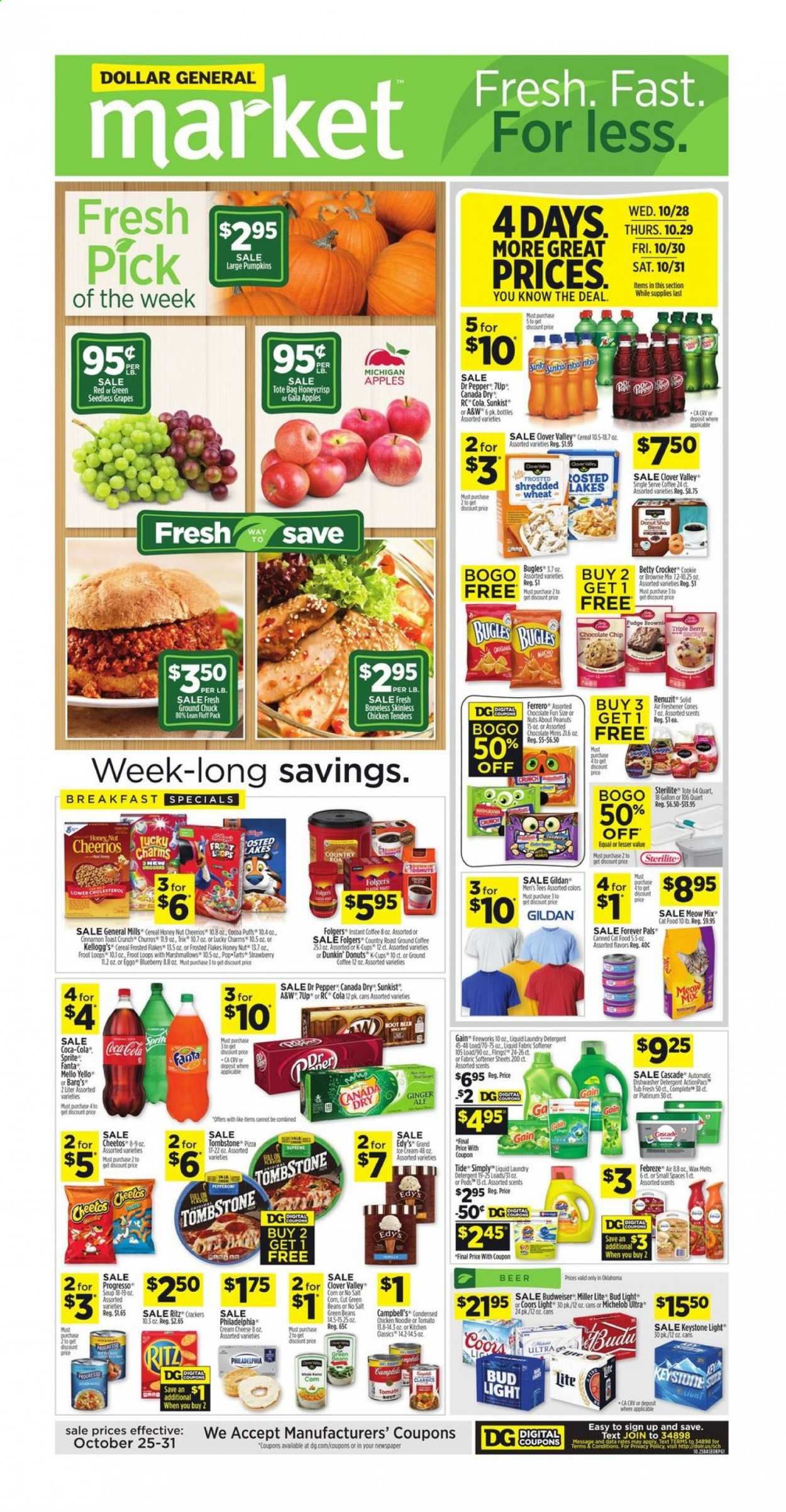 Dollar General (OK) Weekly Ad Flyer October 25 to October 31