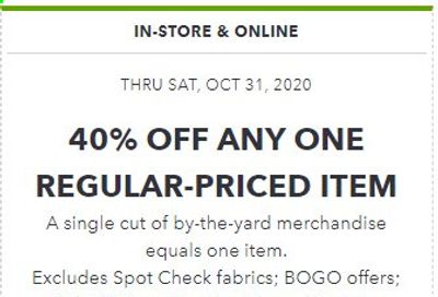 JOANN Weekly Ad Flyer October 26 to October 31