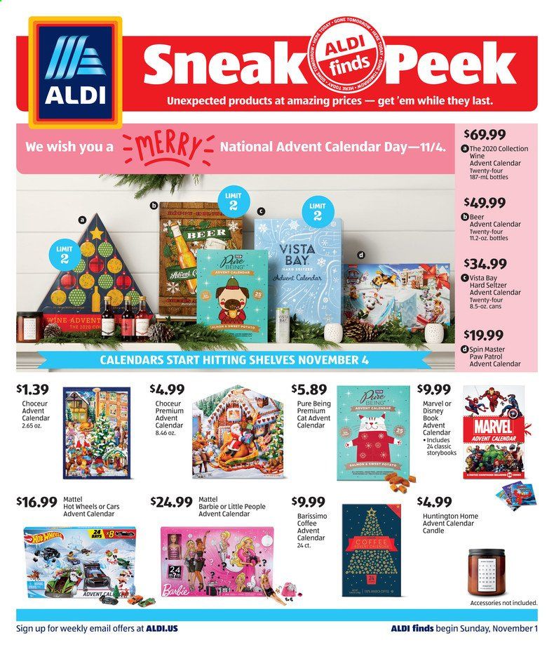 ALDI (MI, OH) Weekly Ad Flyer November 1 to November 7