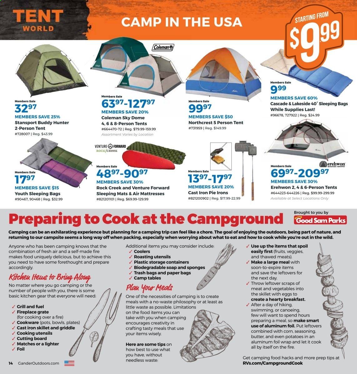 Gander RV & Outdoors Weekly Ad Flyer October 26 to November 22
