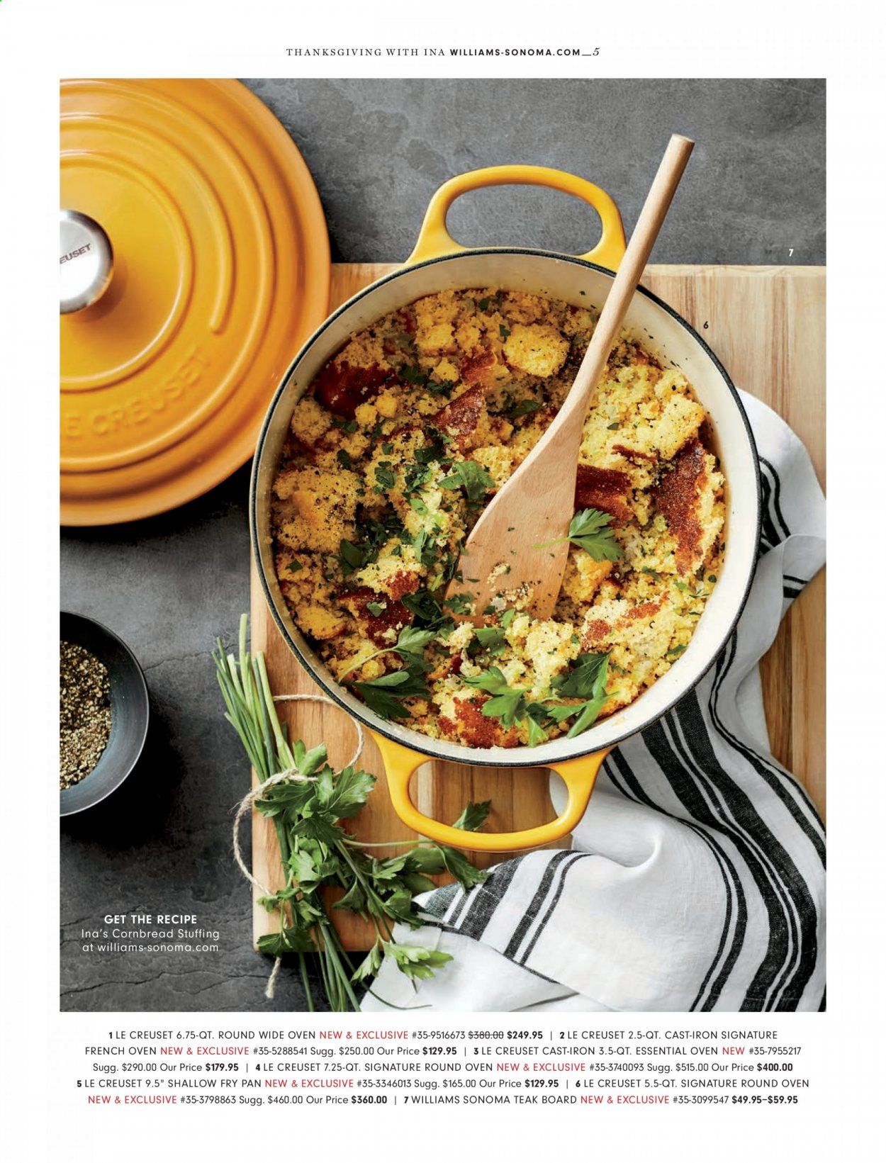 Williams-Sonoma Weekly Ad Flyer October 27 to November 3