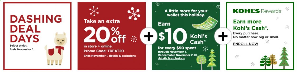 Kohl's Weekly Ad Flyer October 26 to November 1