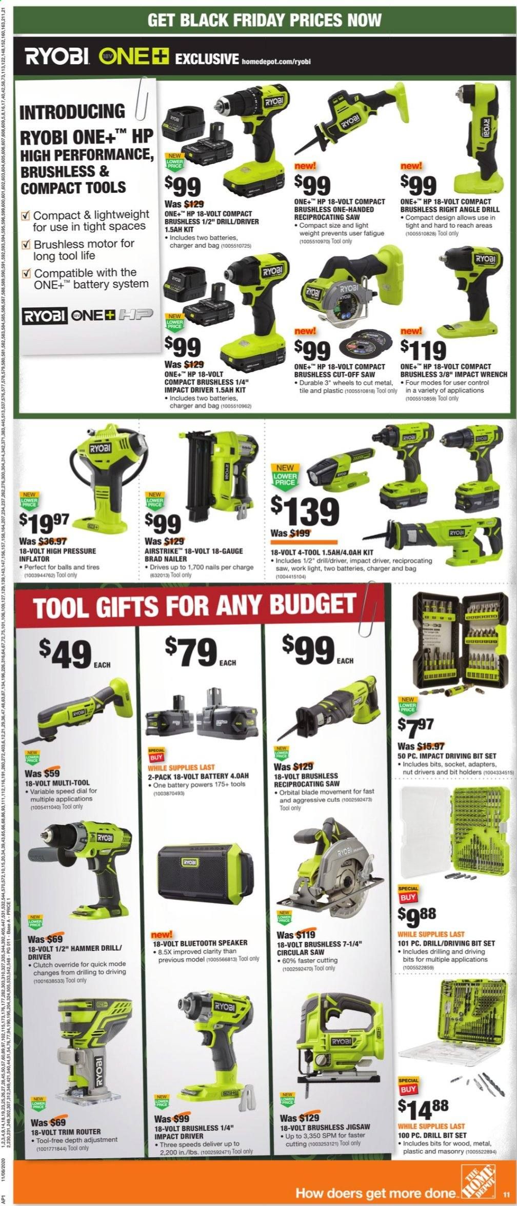 The Home Depot Weekly Ad Flyer November 8 to December 2