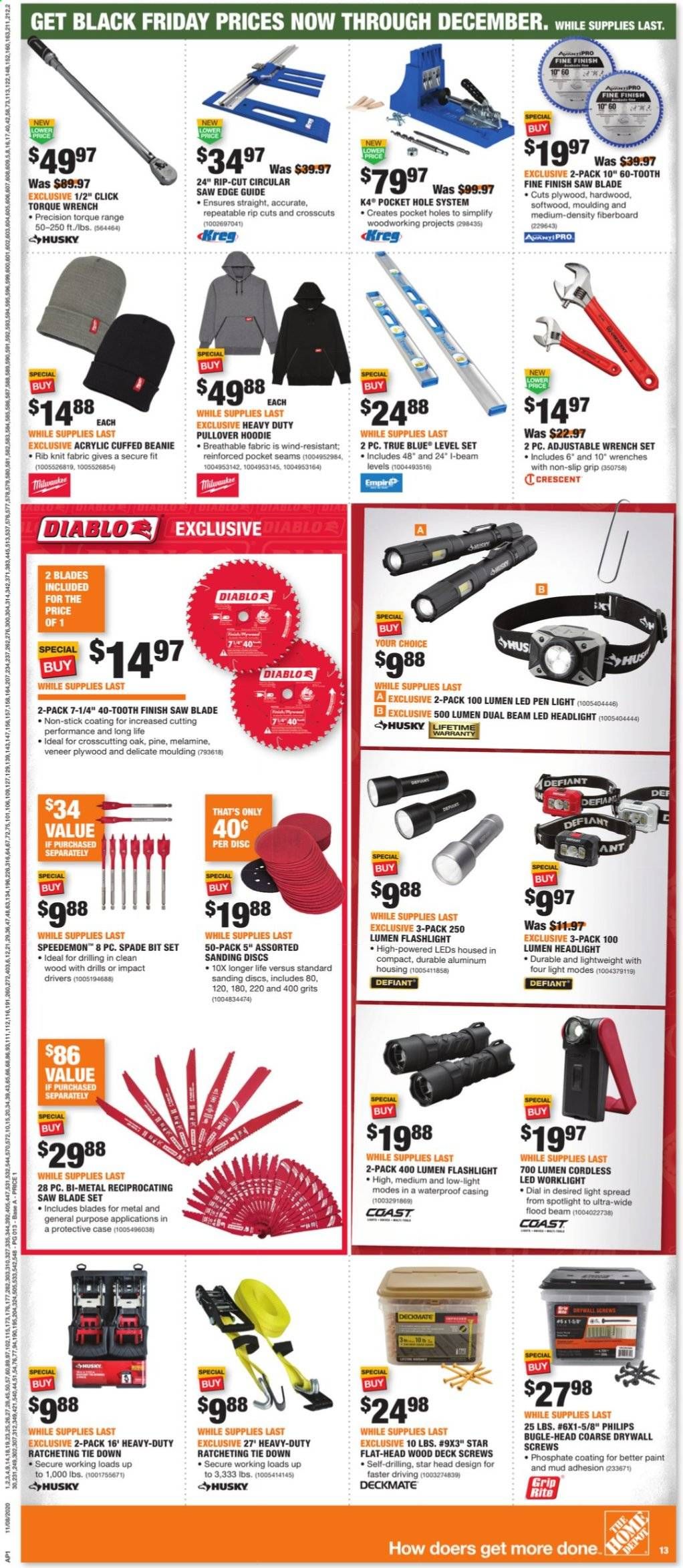 The Home Depot Weekly Ad Flyer November 8 to December 2