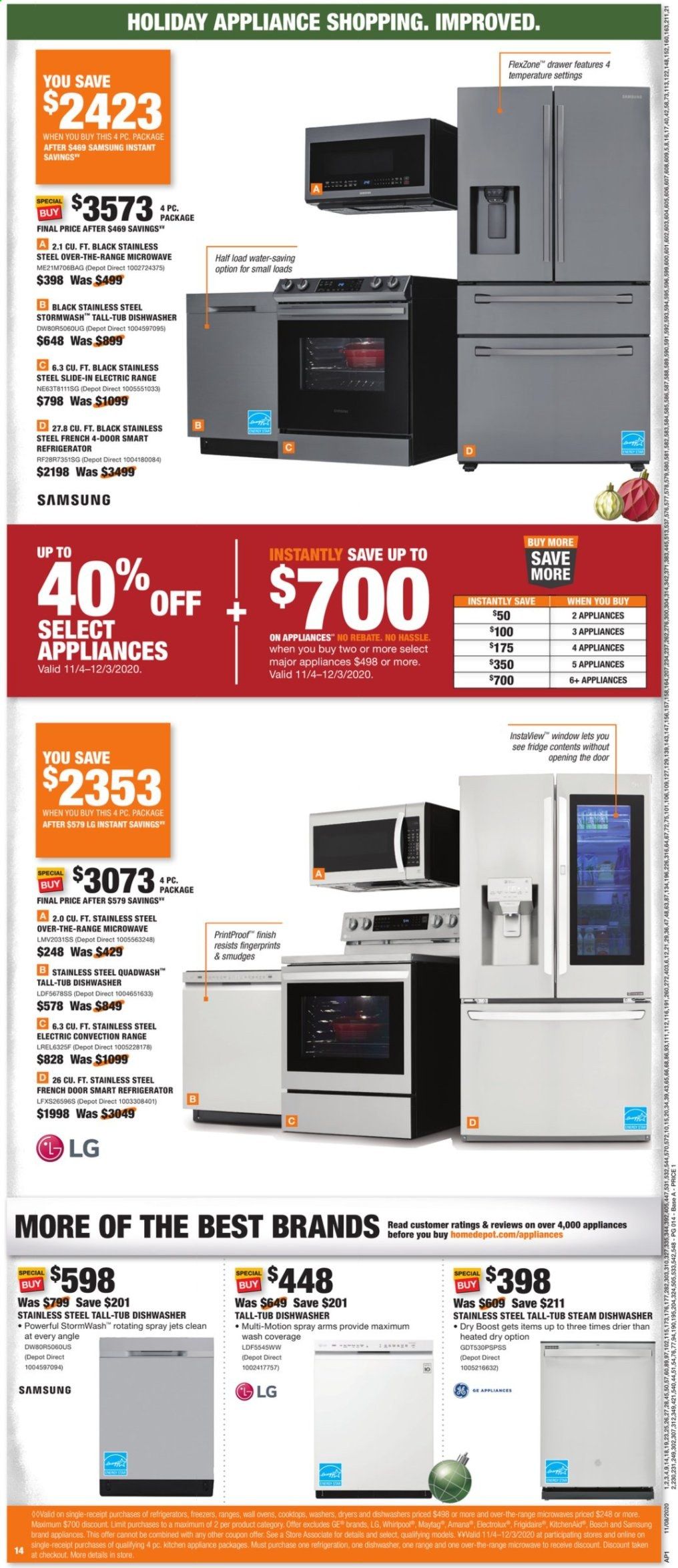 The Home Depot Weekly Ad Flyer November 8 to December 2