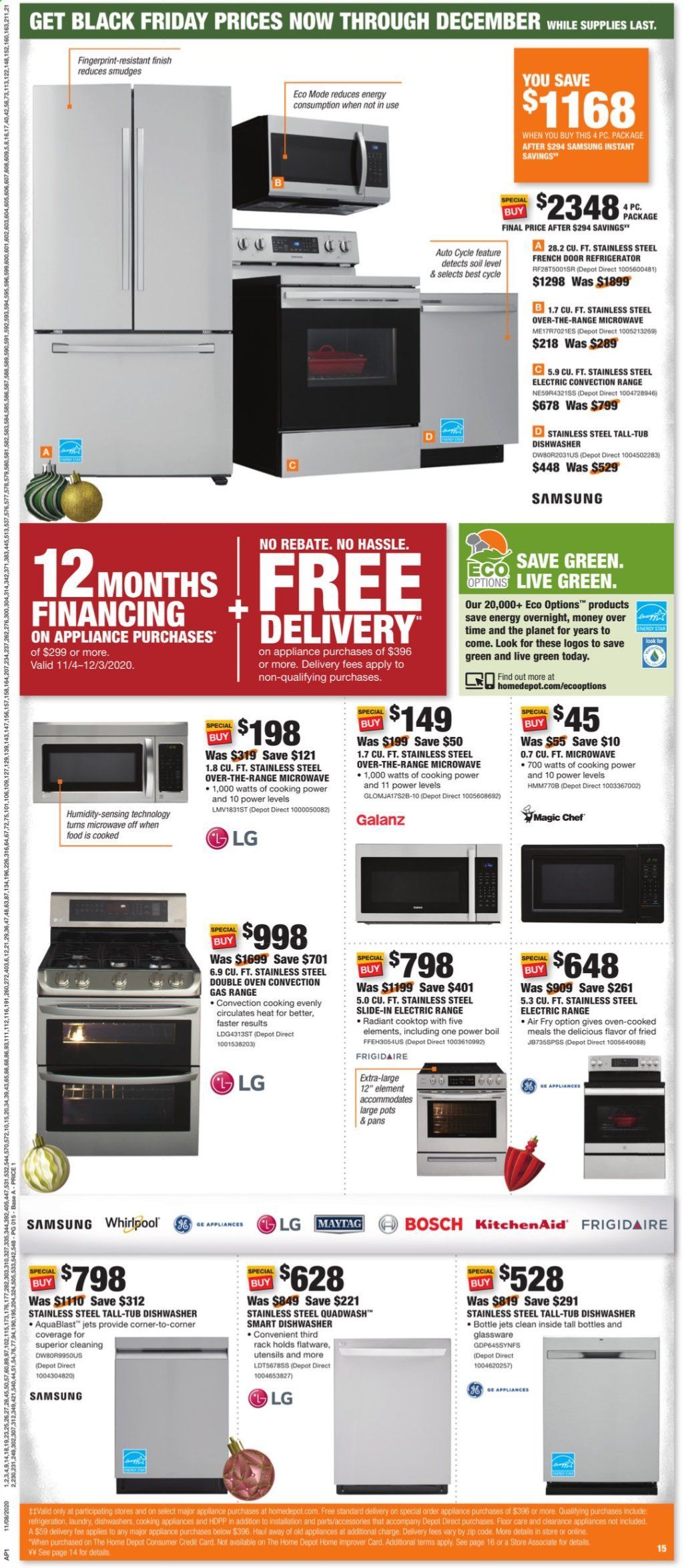 The Home Depot Weekly Ad Flyer November 8 to December 2
