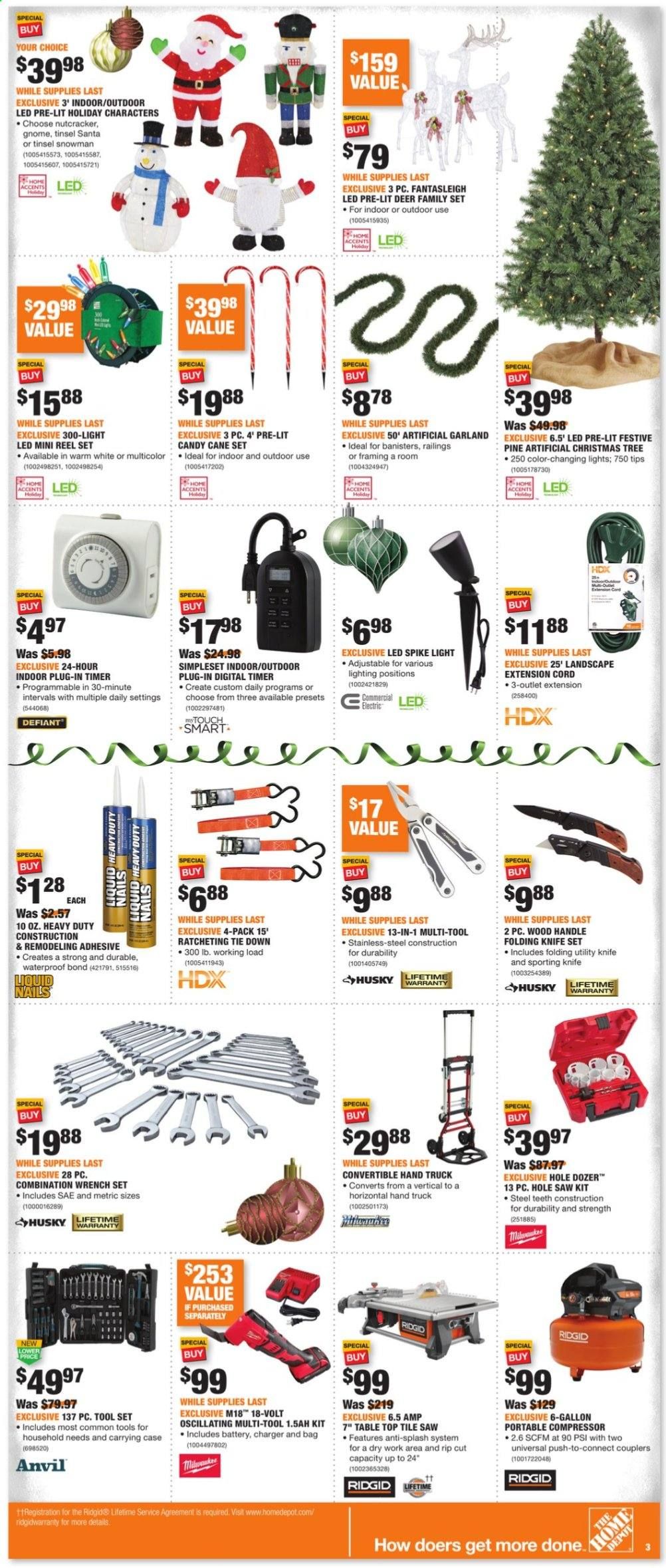 The Home Depot Weekly Ad Flyer November 8 to December 2