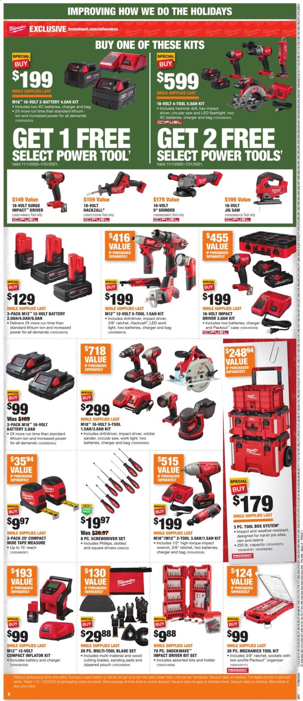 The Home Depot Weekly Ad Flyer November 8 to December 2