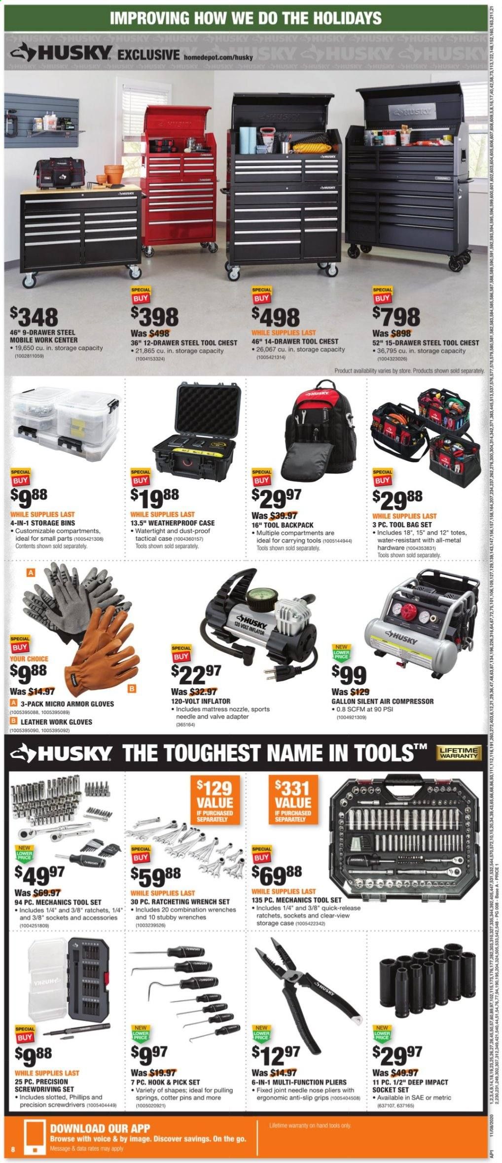 The Home Depot Weekly Ad Flyer November 8 to December 2