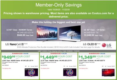 Costco Weekly Ad Flyer October 28 to November 22