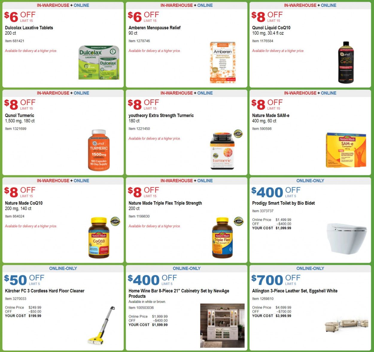 Costco Weekly Ad Flyer October 28 to November 22