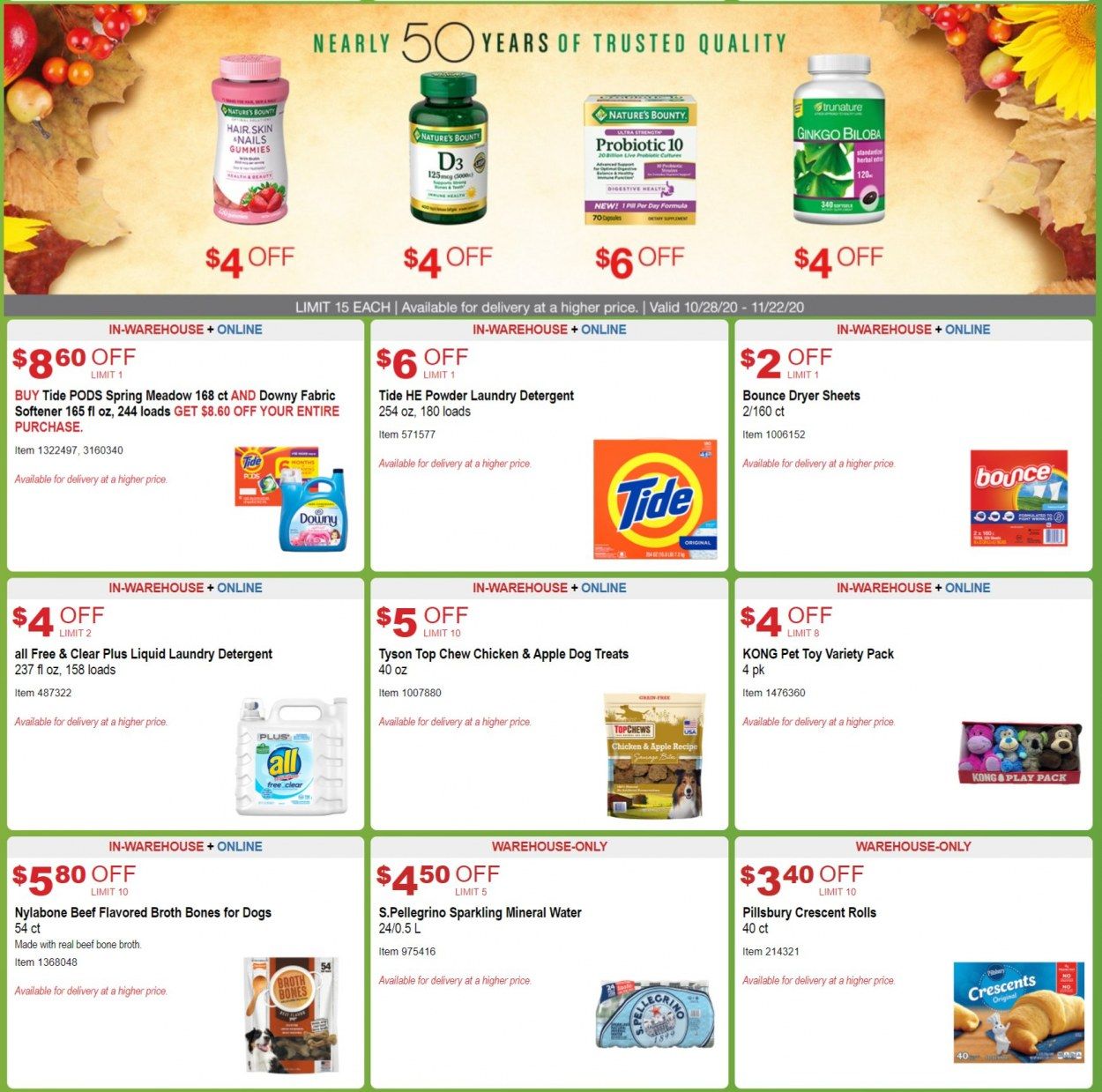 Costco Weekly Ad Flyer October 28 to November 22