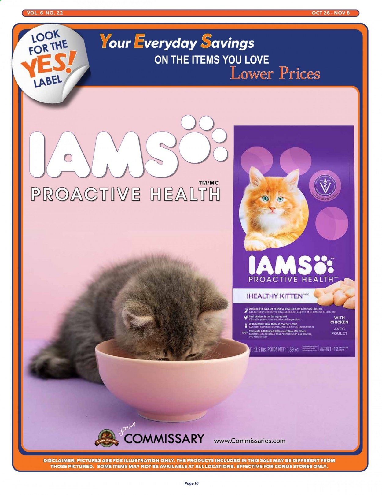 Commissary Weekly Ad Flyer October 26 to November 8