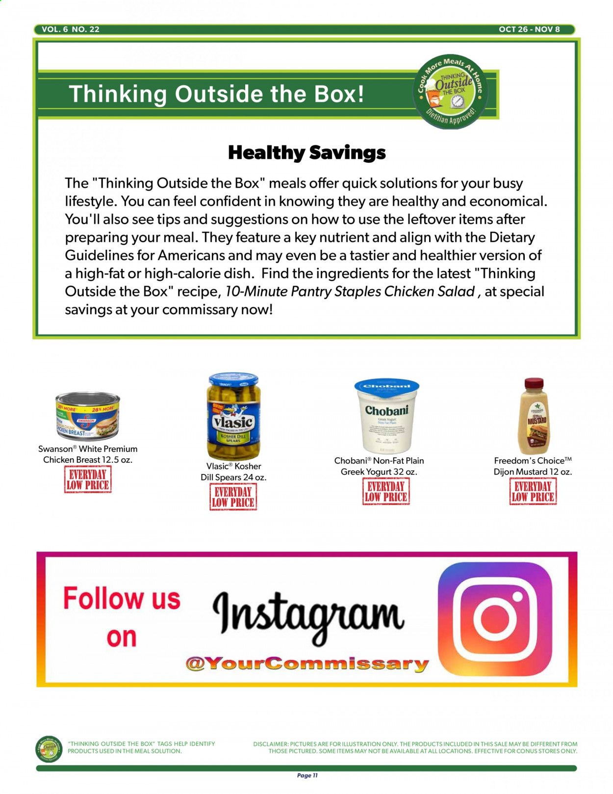 Commissary Weekly Ad Flyer October 26 to November 8