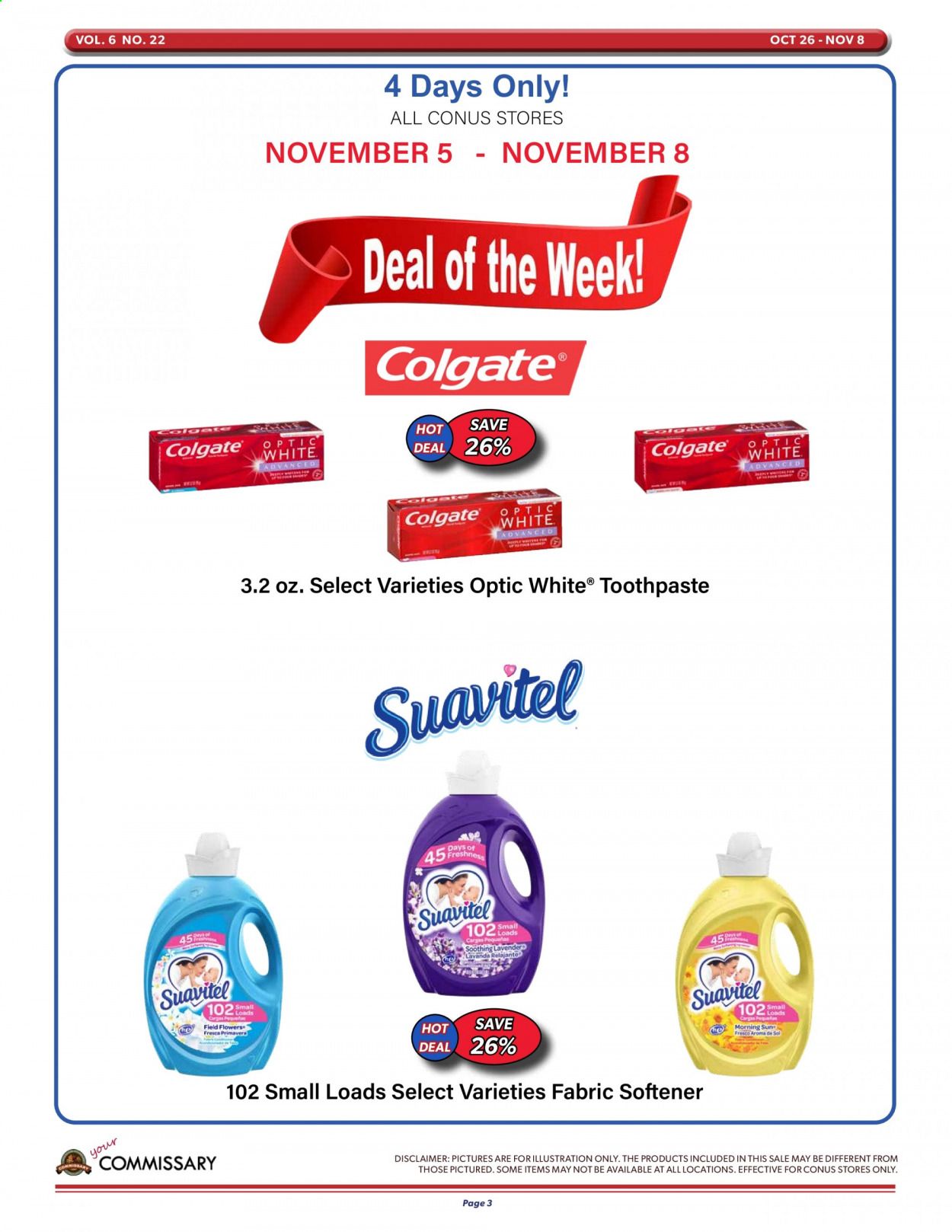 Commissary Weekly Ad Flyer October 26 to November 8