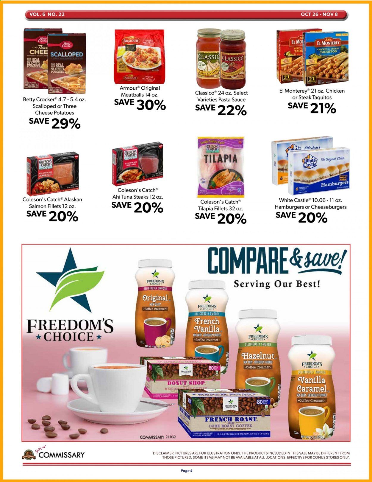 Commissary Weekly Ad Flyer October 26 to November 8