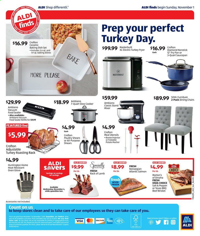 ALDI Weekly Ad Flyer November 1 to November 7