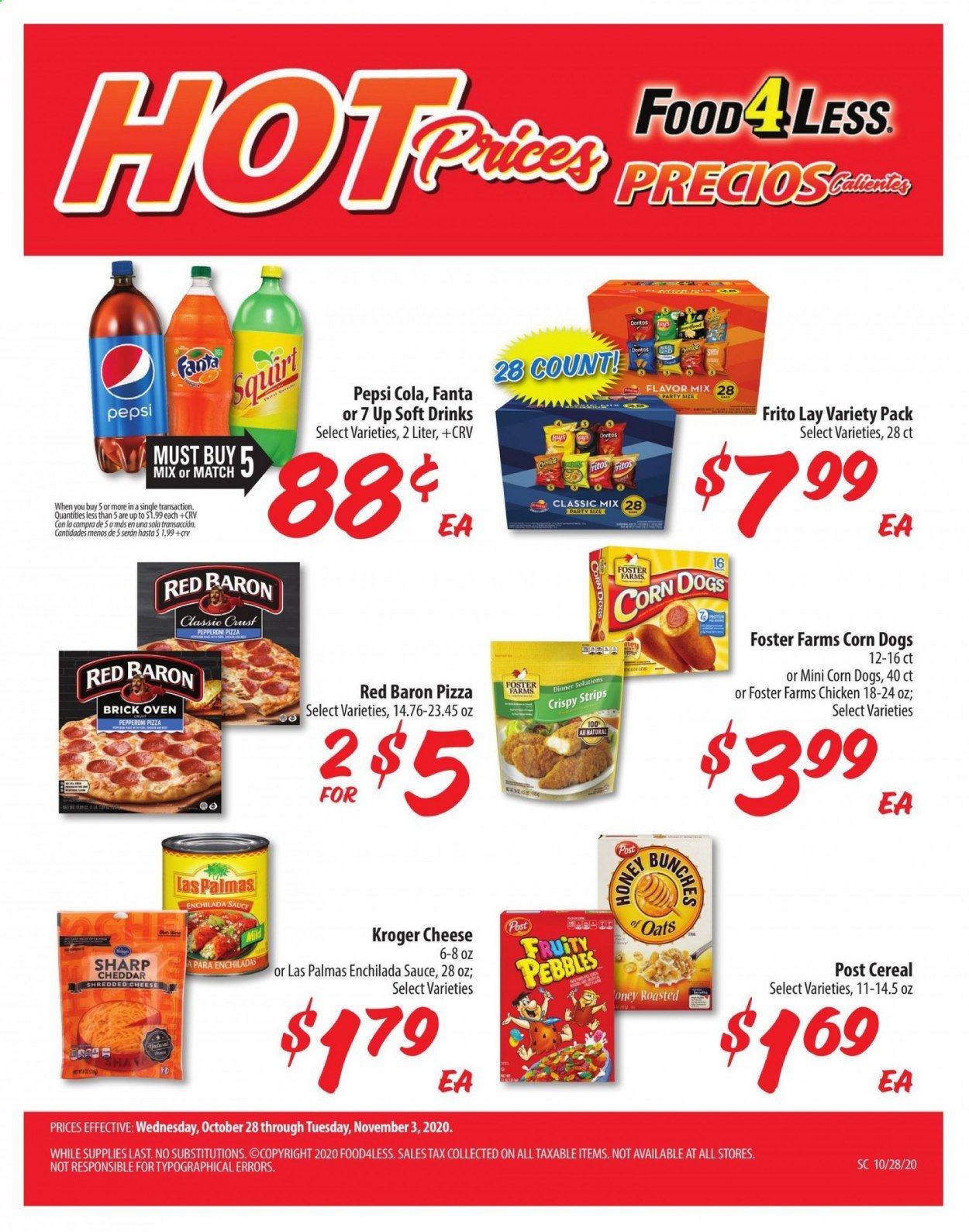 Food 4 Less (CA) Weekly Ad Flyer October 28 to November 3