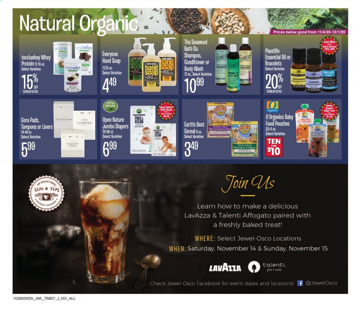 Jewel Osco Weekly Ad Flyer October 28 to November 26