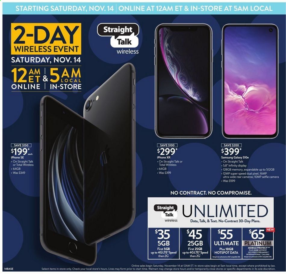 Walmart Weekly Ad Flyer November 11 to November 15