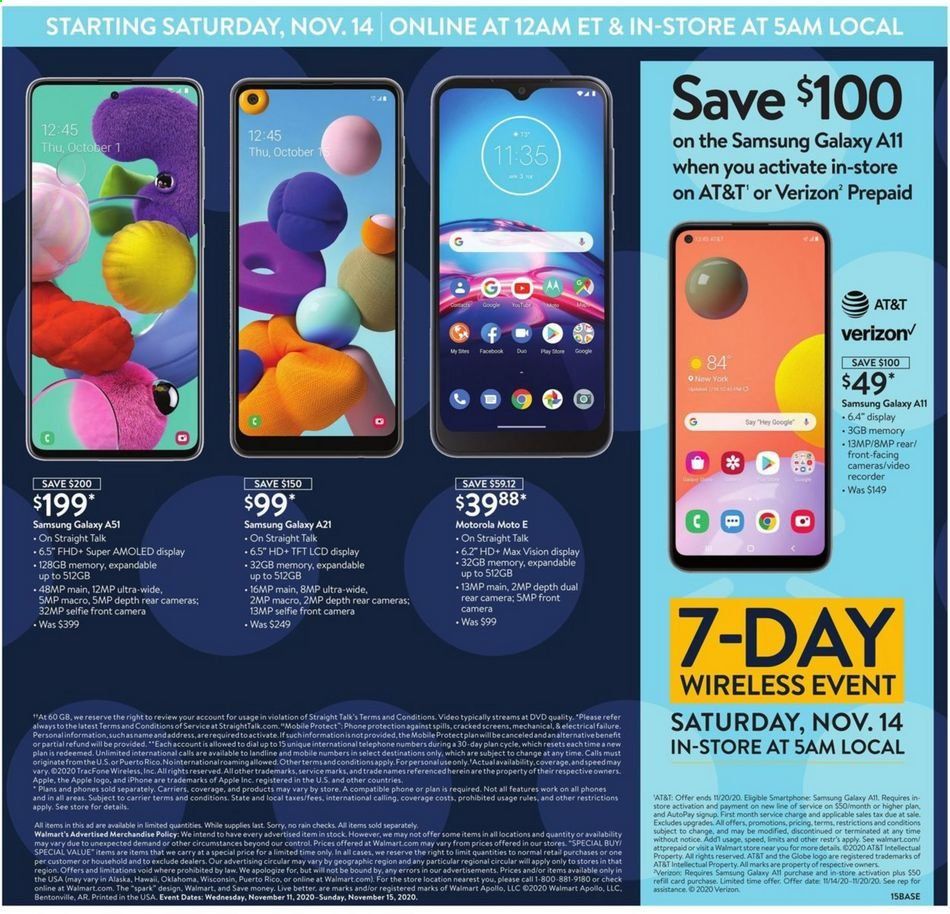 Walmart Weekly Ad Flyer November 11 to November 15