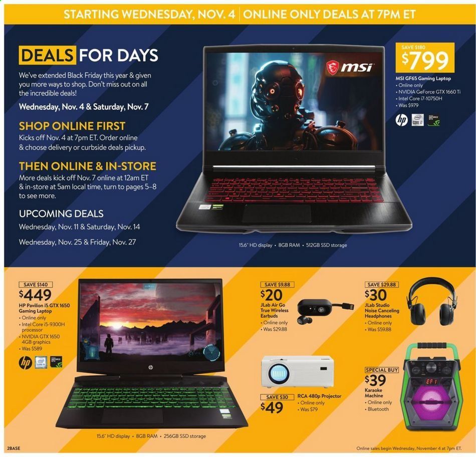 Walmart Weekly Ad Flyer November 4 to November 8