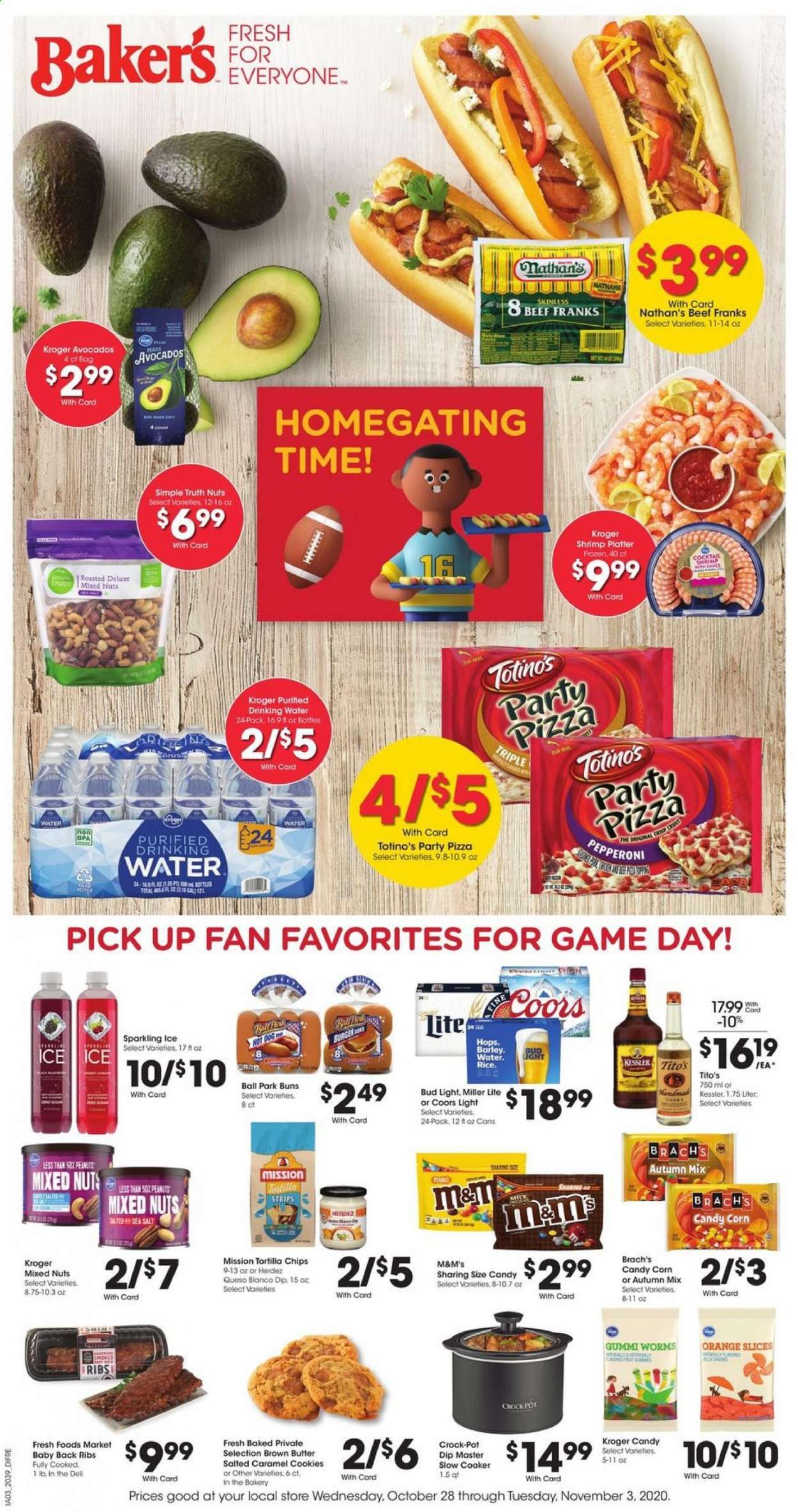 Baker's Weekly Ad Flyer October 28 to November 3