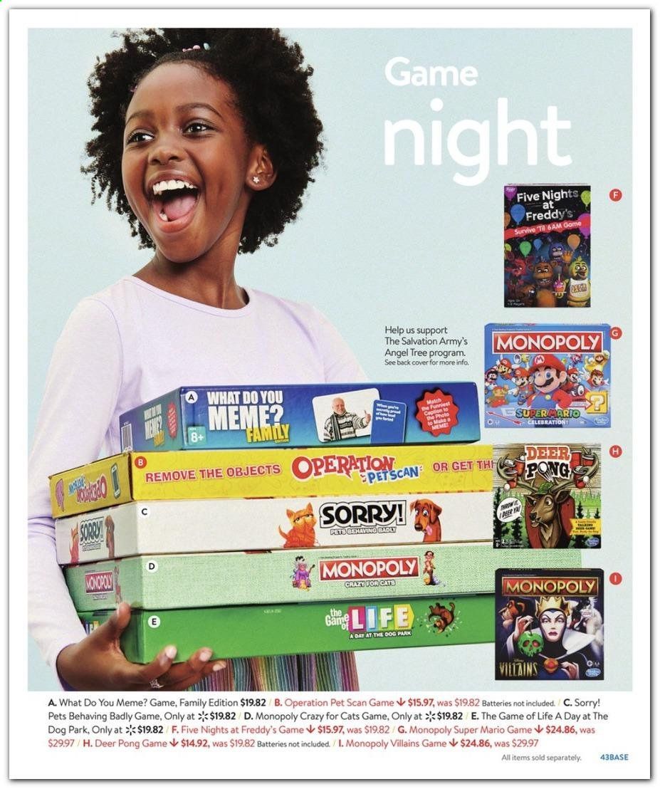 Walmart Weekly Ad Flyer October 24 to December 14