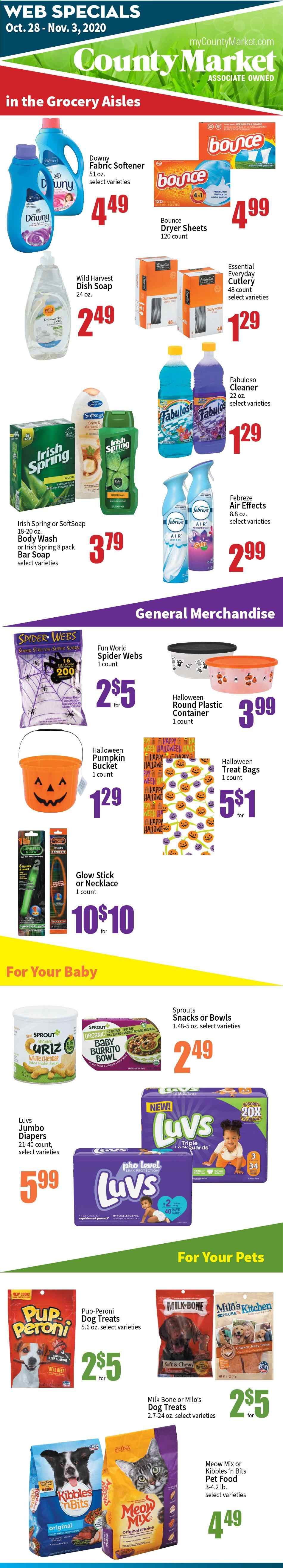 County Market Weekly Ad Flyer October 28 to November 3
