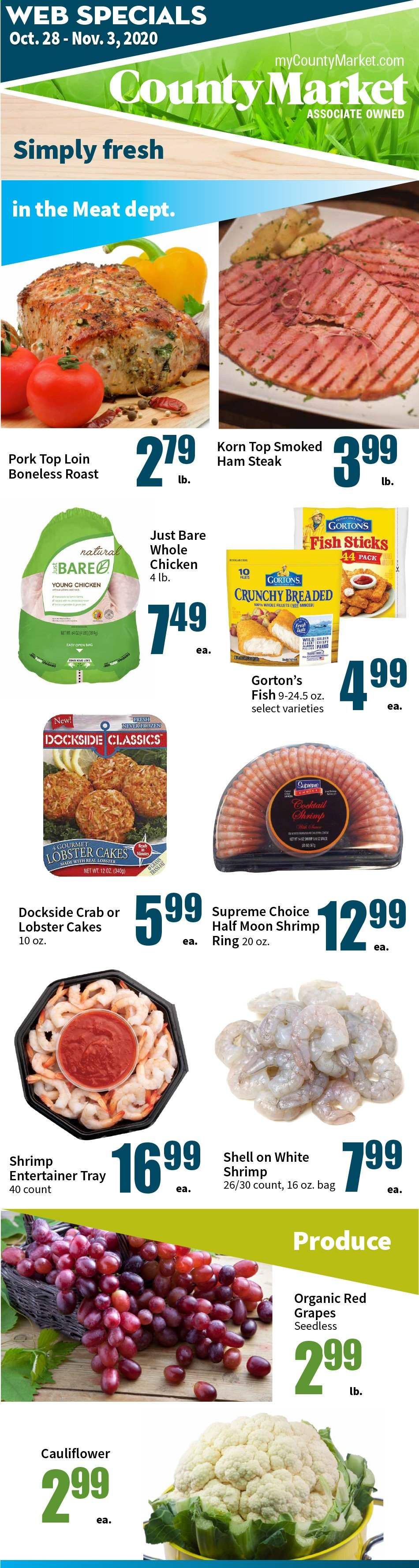 County Market Weekly Ad Flyer October 28 to November 3