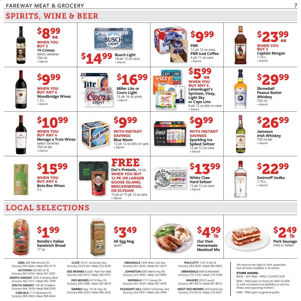 Fareway (IA, IL, MN, MO, NE, SD) Weekly Ad Flyer October 27 to November 2