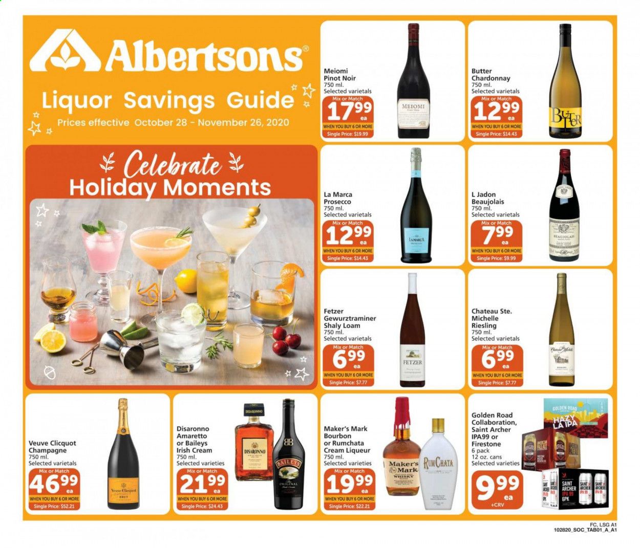 Albertsons Weekly Ad Flyer October 28 to November 26
