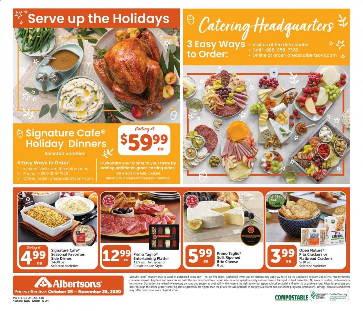 Albertsons Weekly Ad Flyer October 28 to November 26