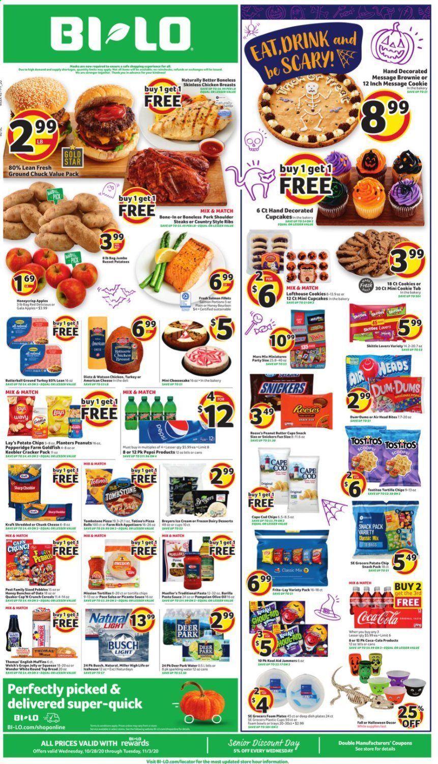 BI-LO Weekly Ad Flyer October 28 to November 3
