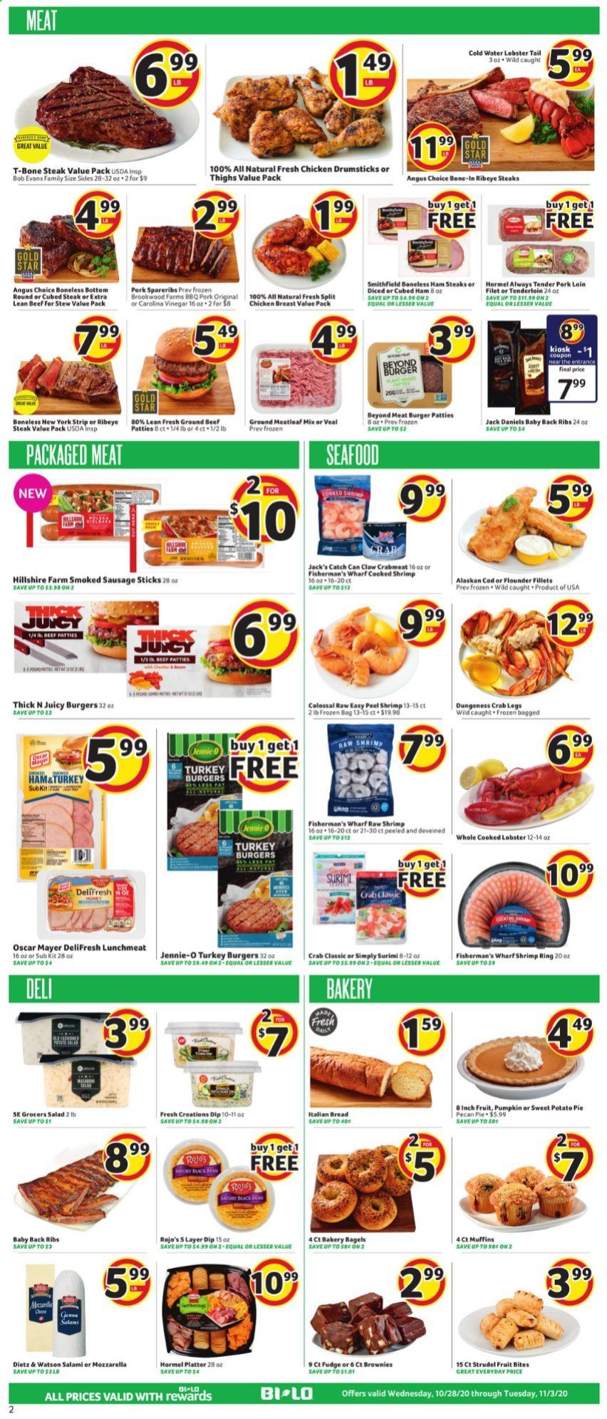 BI-LO Weekly Ad Flyer October 28 to November 3