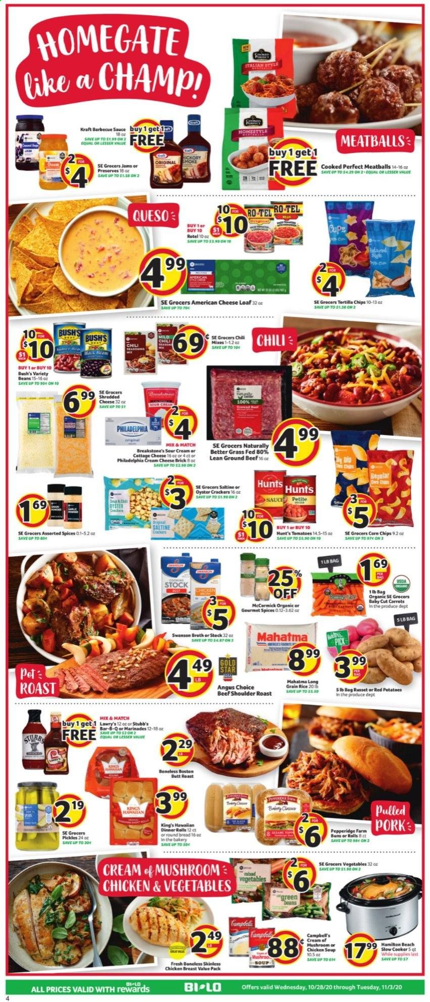 BI-LO Weekly Ad Flyer October 28 to November 3