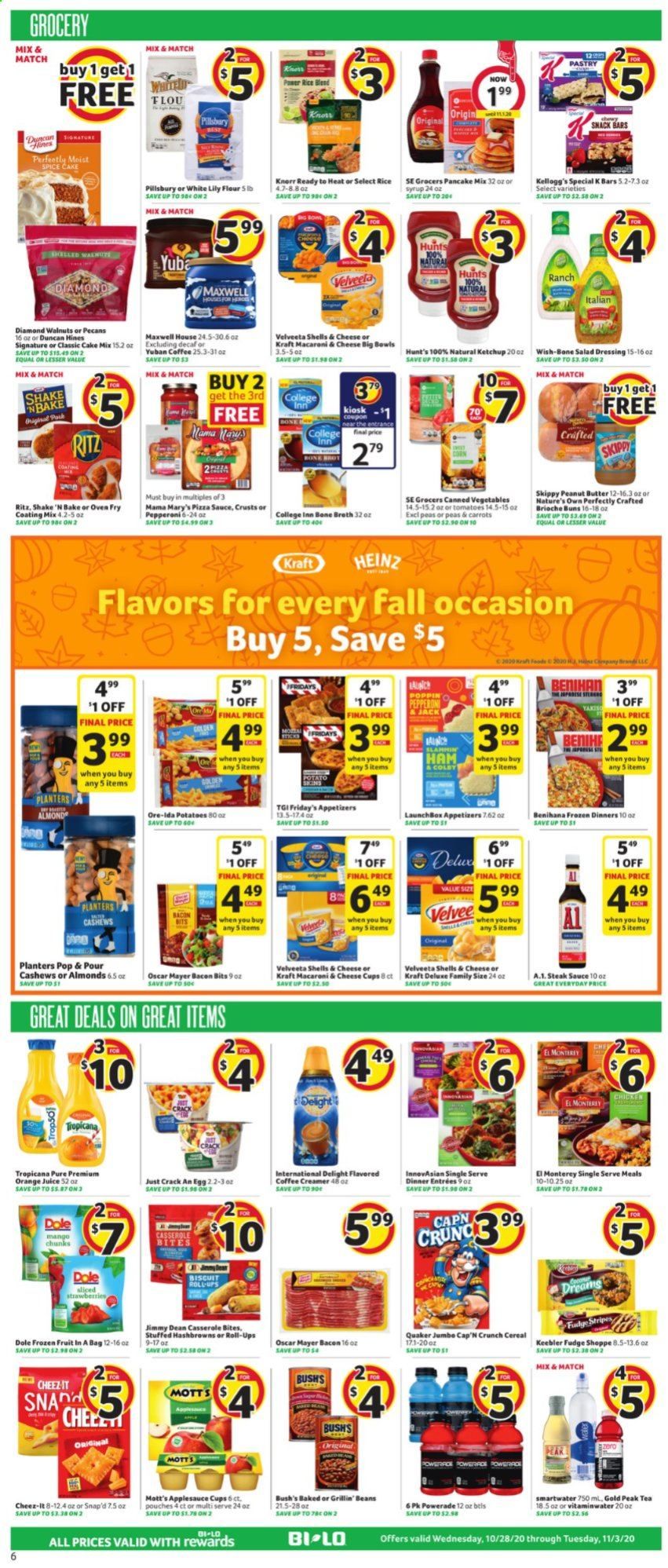 BI-LO Weekly Ad Flyer October 28 to November 3
