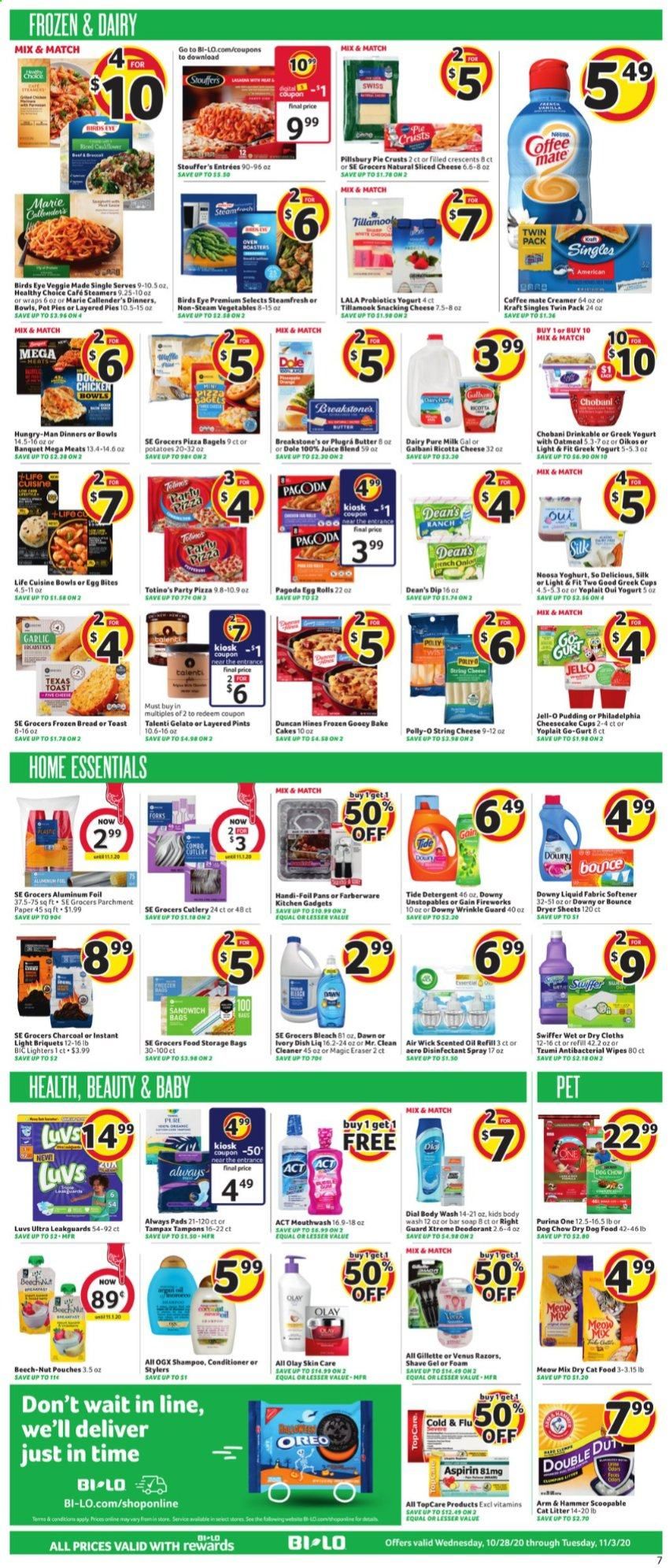 BI-LO Weekly Ad Flyer October 28 to November 3