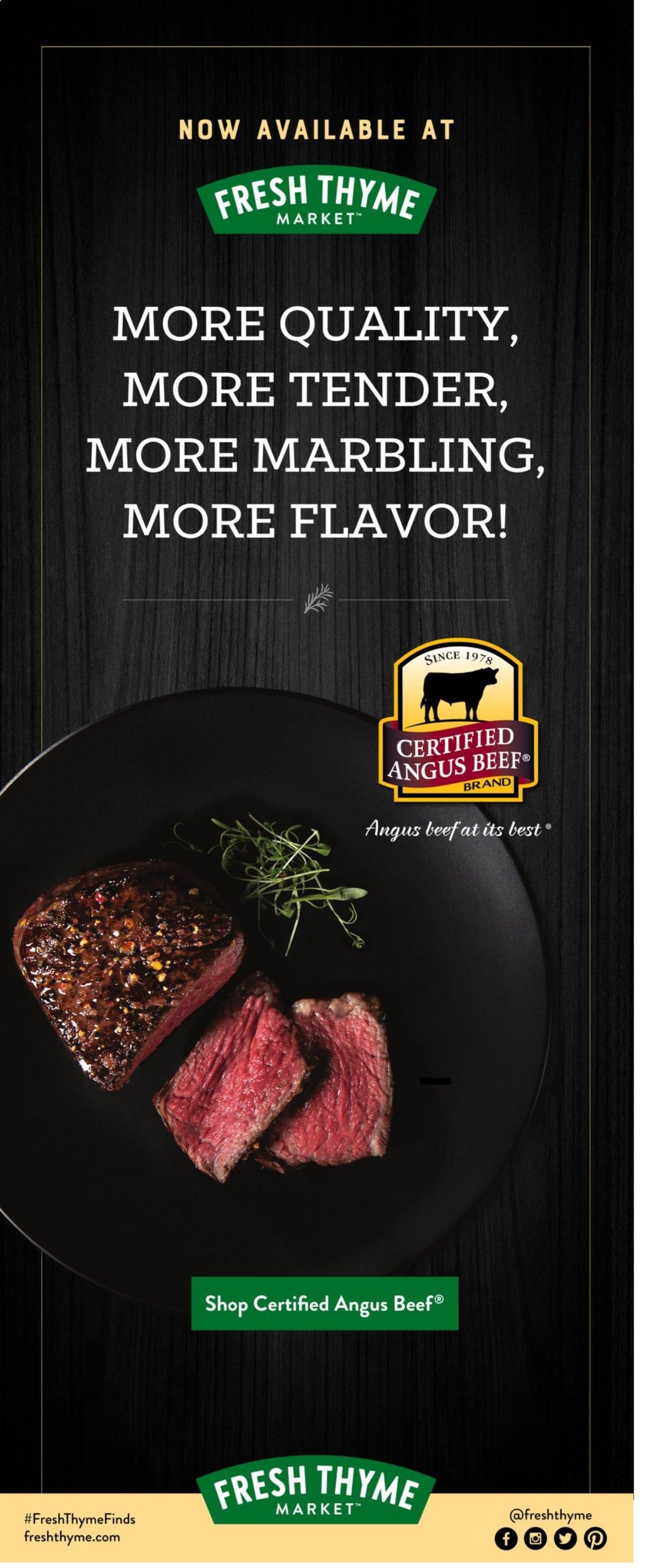 Fresh Thyme Weekly Ad Flyer October 28 to November 3