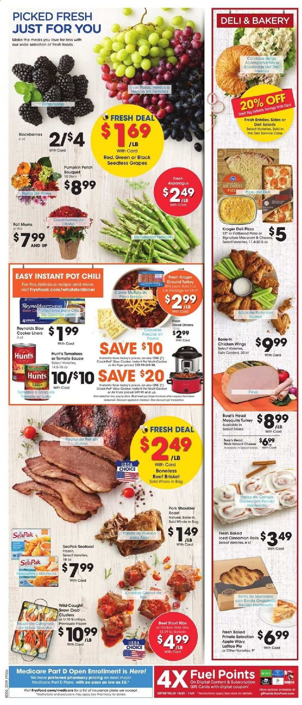 Fry’s (AZ) Weekly Ad Flyer October 28 to November 3