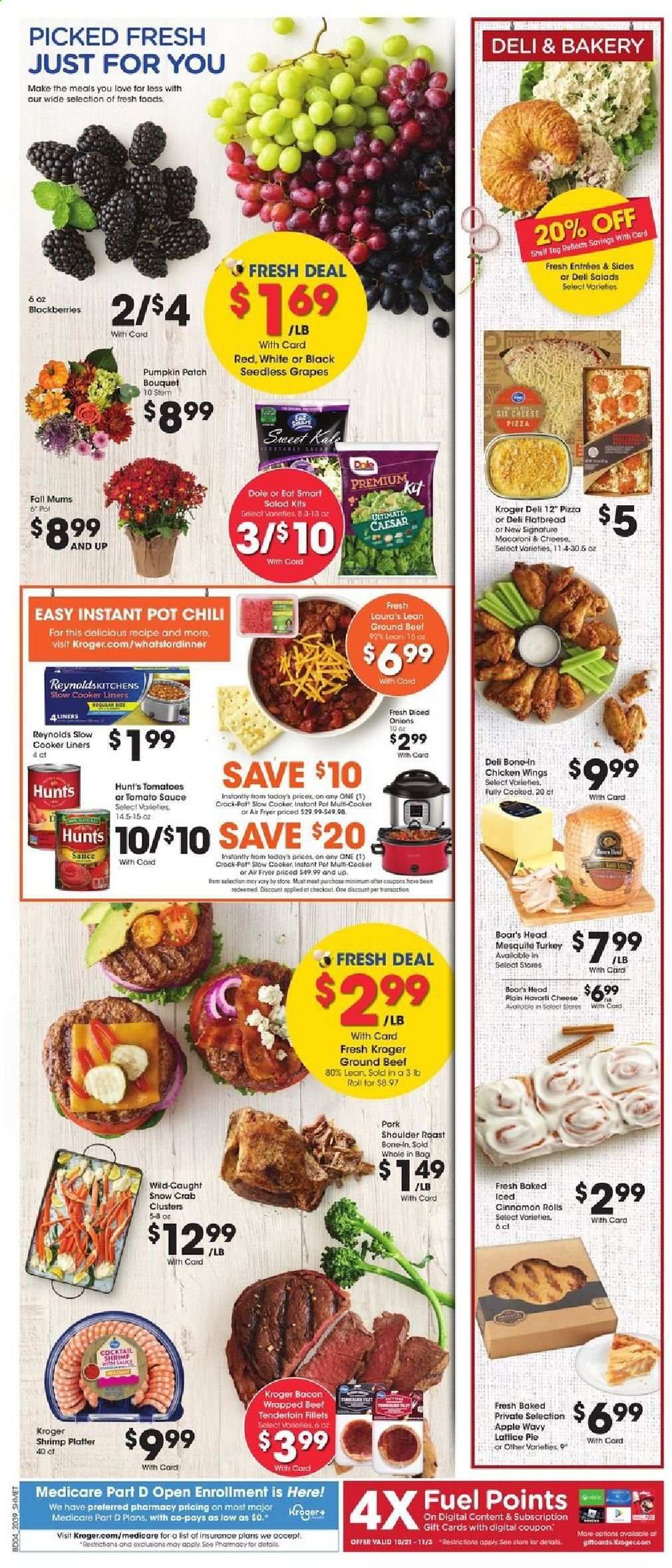 Kroger Weekly Ad Flyer October 28 to November 3