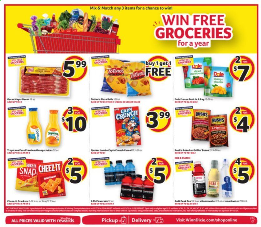 Winn Dixie (AL, FL, GA, LA, MS) Weekly Ad Flyer October 28 to November 3